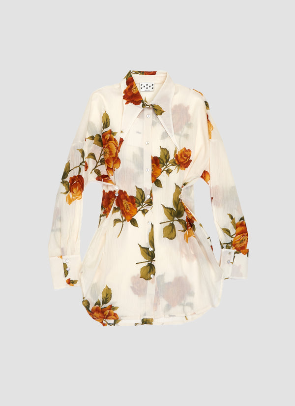 Shirt dress floral