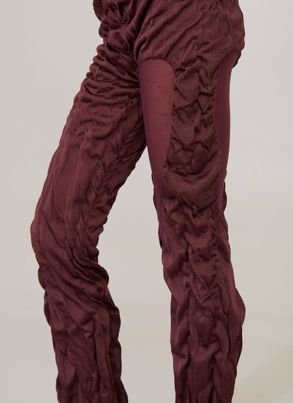 Wetlook Knitted Trousers
