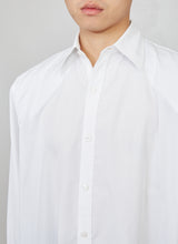 Padded shoulder long shirt