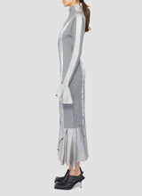 Layered knit dress