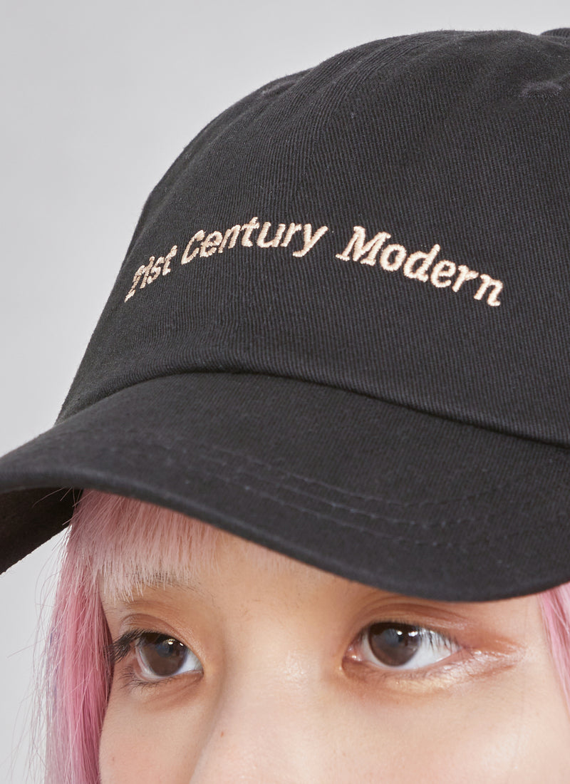 21-century modern cap black