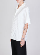 Monogram nylon shirt white