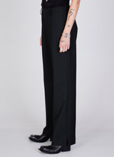Relaxed tailored trousers black