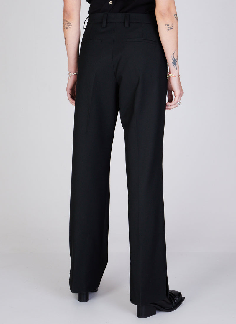 Relaxed tailored trousers black