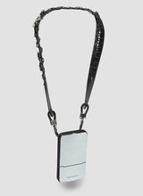 Phone bag with a strap - chrome